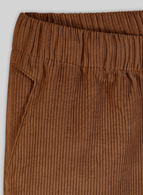Easy Pants Spring Brown Corduroy - Click Image to Close