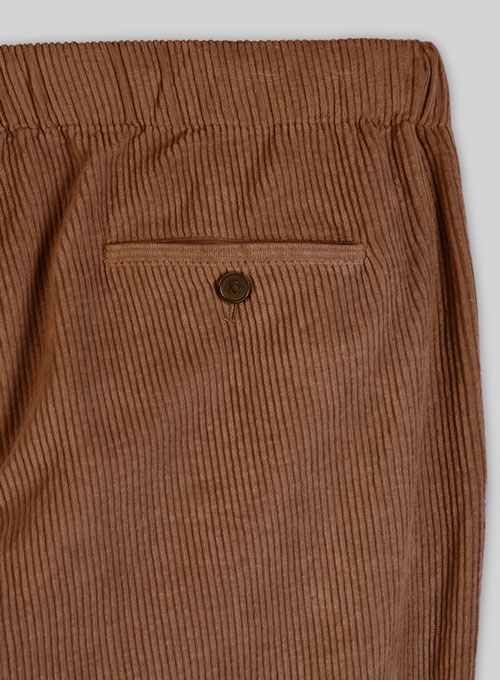 Easy Pants Spring Brown Corduroy - Click Image to Close
