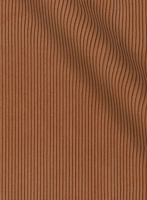 Spring Brown Thick Corduroy Pants