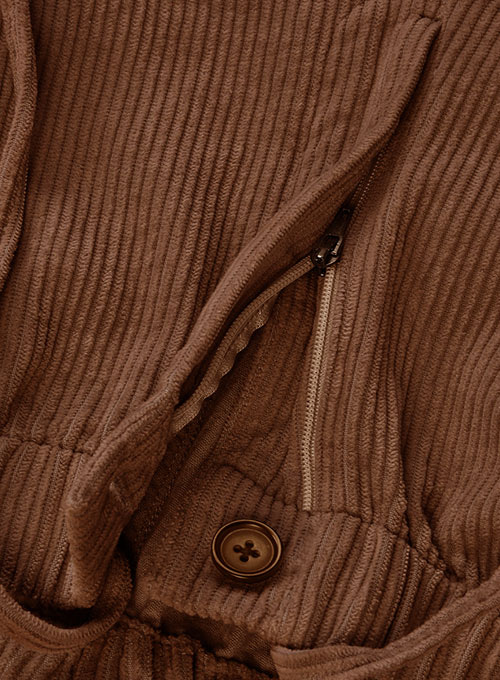 Easy Pants Spring Brown Corduroy