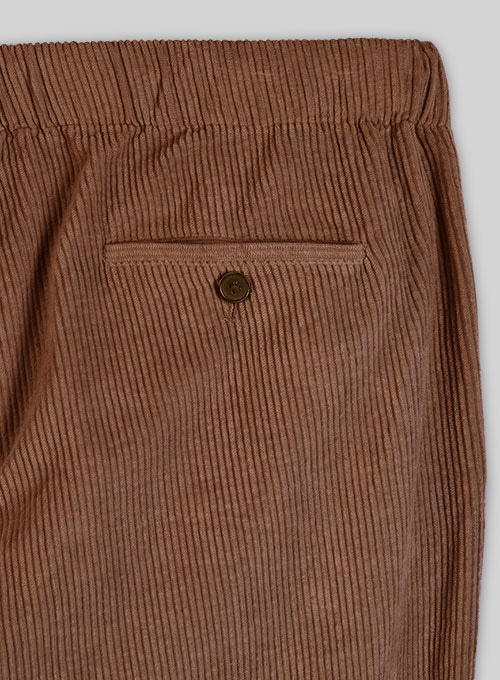 Easy Pants Spring Brown Corduroy