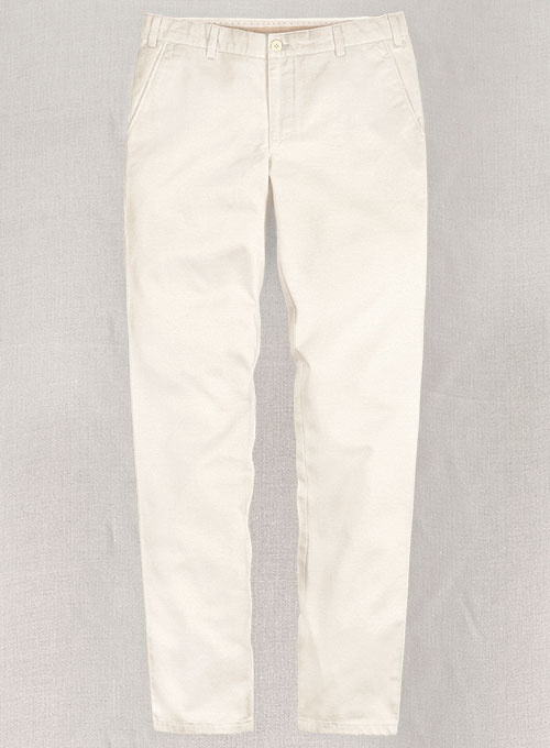 Stretch Summer Weight Beige Chino Pants