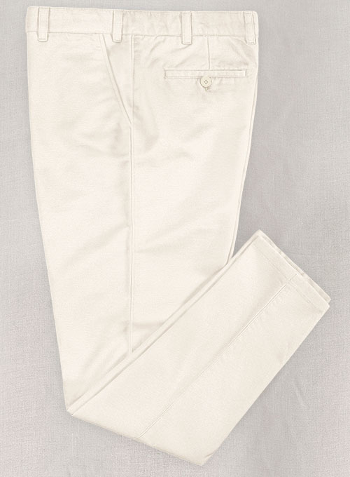 Stretch Summer Weight Beige Chino Pants - Click Image to Close