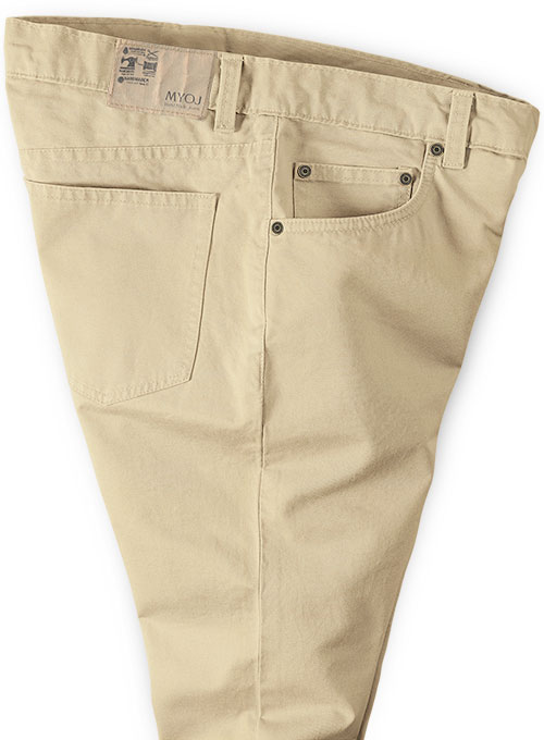 Stretch Summer Light Khaki Chino Jeans