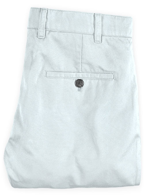 Stretch Summer Sky Blue Chino Pants - Click Image to Close