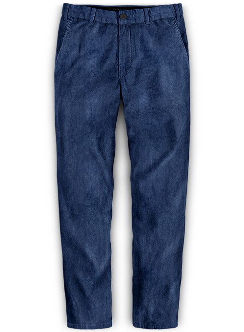 Buy Jack & Jones Premium Men Blue Corduroy Trousers - Trousers for Men  345428 | Myntra