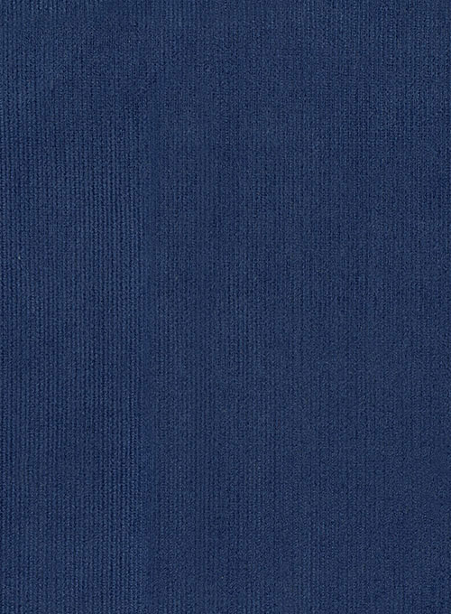 Stretch Cobalt Blue Corduroy Trousers - 21 Wales