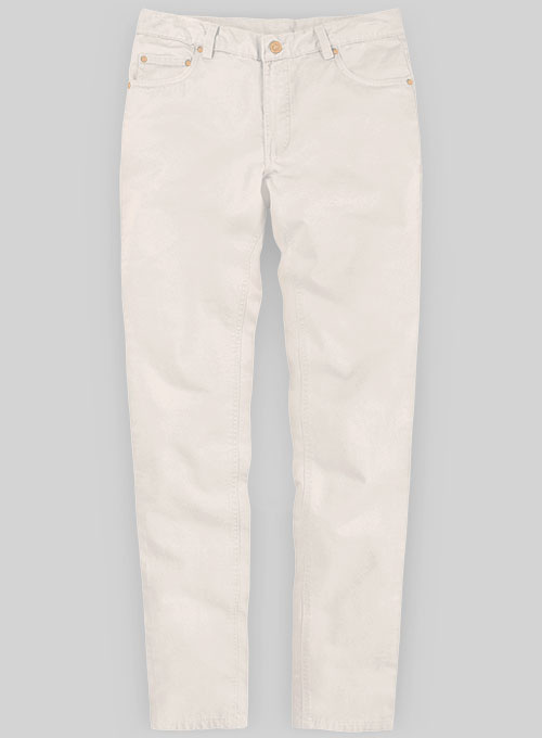 Stretch Summer Beige Chino Jeans