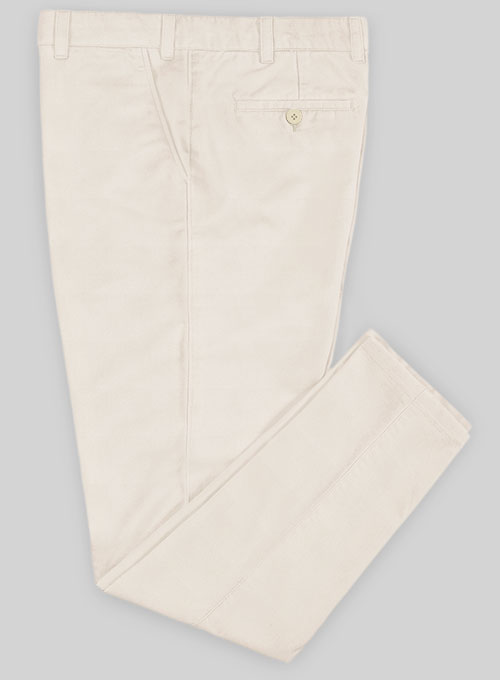 Stretch Summer Beige Chino Pants - Click Image to Close