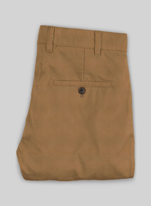 Stretch Summer Tan Chino Pants