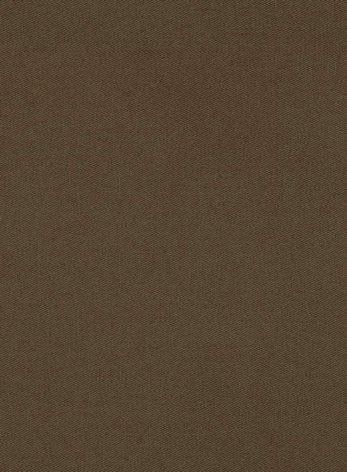 Stretch Summer Weight Brown Chino Pants