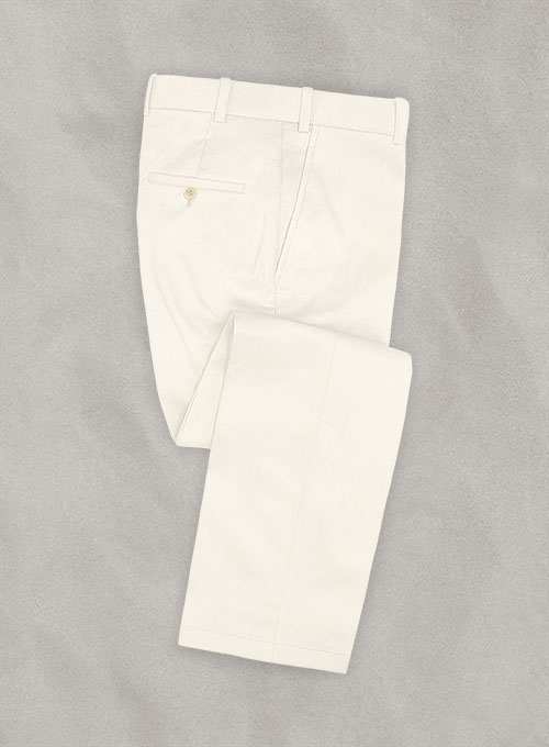 Stretch Summer Weight Beige Chino Pants