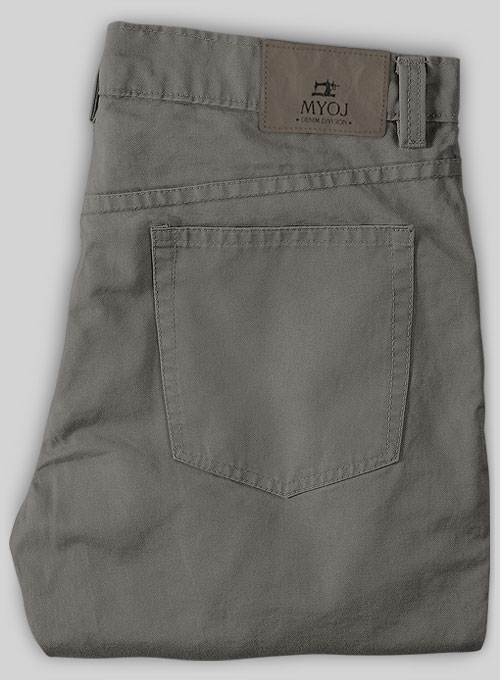Stretch Summer Weight Gray Chino Jeans