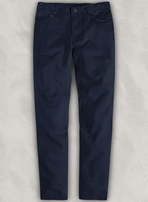 Stretch Summer Weight Royal Blue Chino Jeans