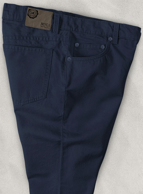 Stretch Summer Royal Blue Chino Jeans