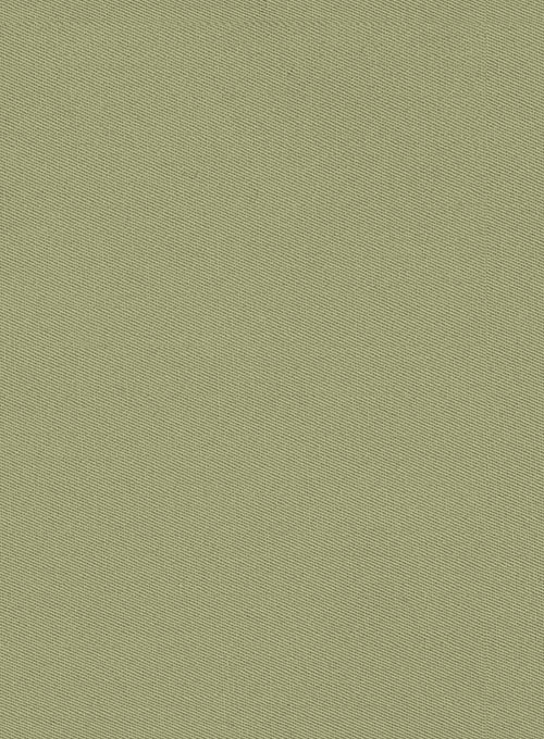 Stretch Summer Weight Army Green Chino Pants