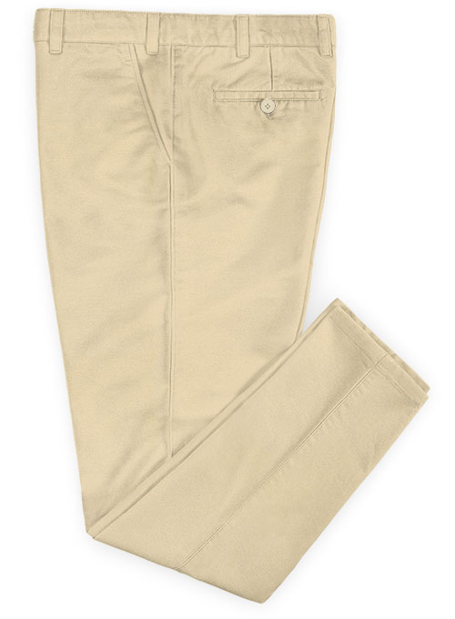 Stretch Summer Light Khaki Chino Pants