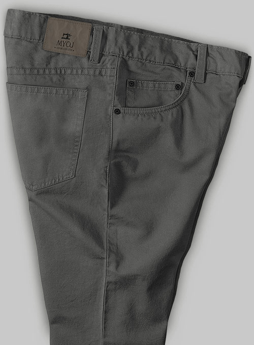 Stretch Summer Gray Chino Jeans - Click Image to Close
