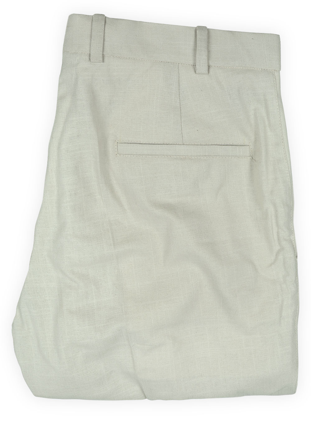 Tropical English Beige Linen Pants