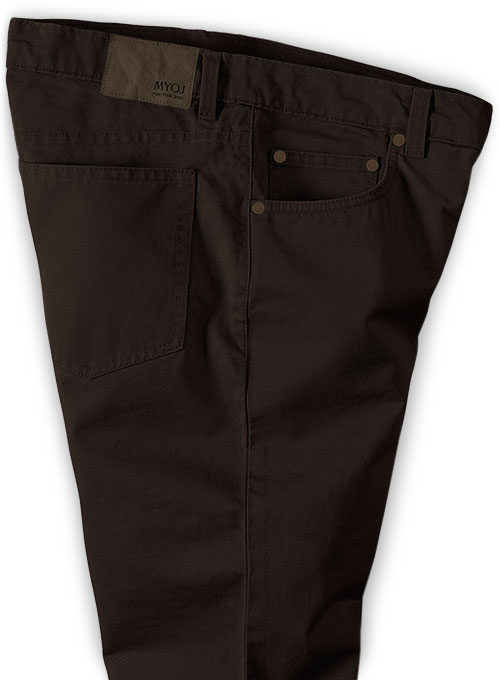 Twillino Thick Dark Brown Jeans : Made To Measure Custom Jeans For Men ...
