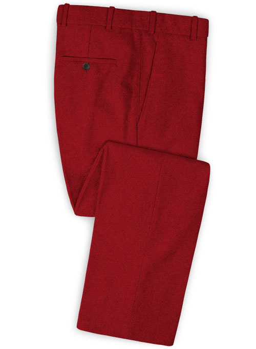Naples Red Tweed Pants