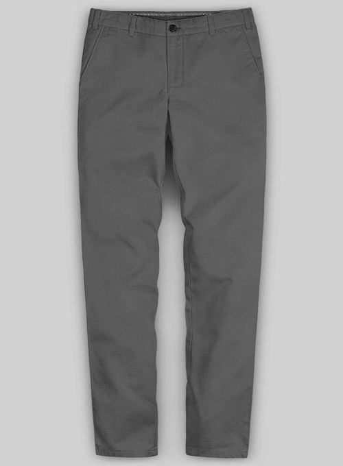 Stretch Summer Gray Chino Pants