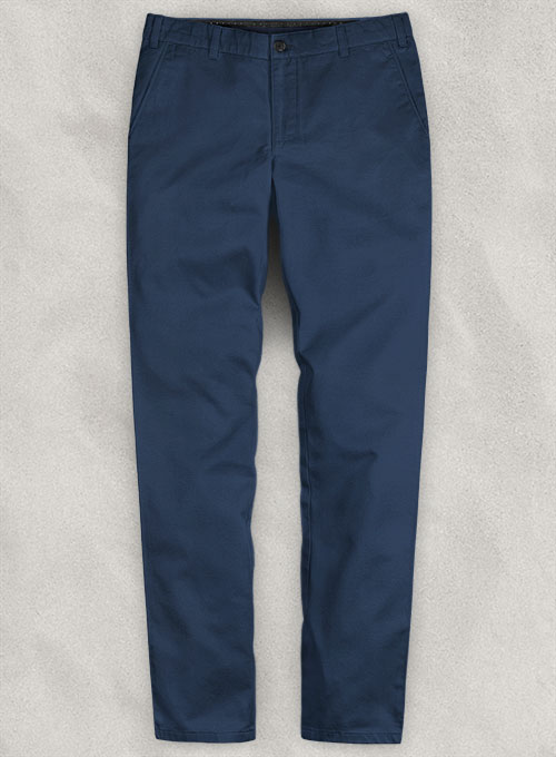 Stretch Summer Weight Royal Blue Chino Pants