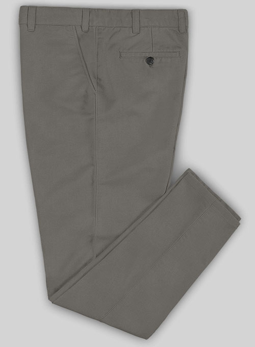 Stretch Summer Weight Gray Chino Pants