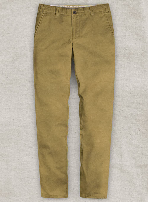 Stretch Summer Weight Tan Chino Pants