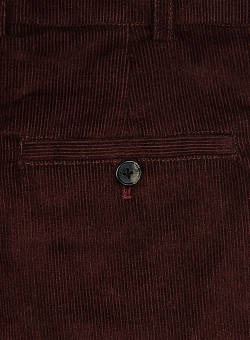 Wine Corduroy Pants