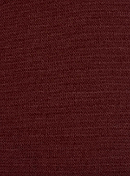 Italian Wine Cotton Stretch Suit