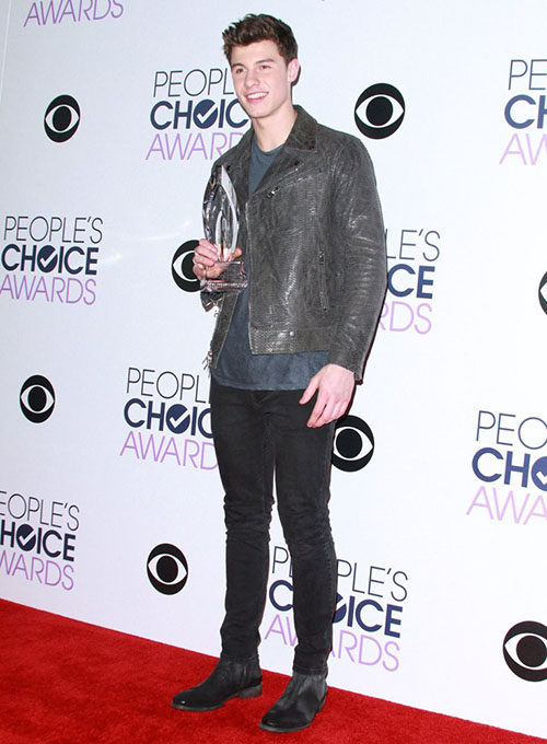 Shawn Mendes Leather Jacket - Click Image to Close