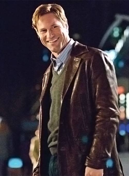 Aaron Eckhart Love Happens Leather Trench Coat - Click Image to Close