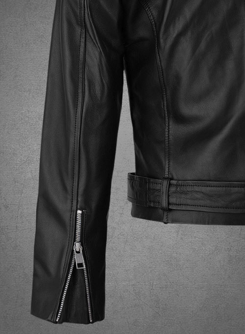 Leather jacket Adele Altman Black size M International in Leather