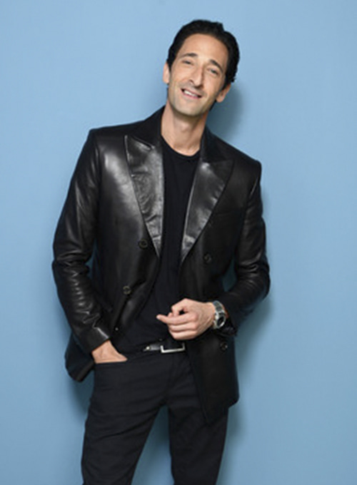 Adrien Brody Leather Blazer