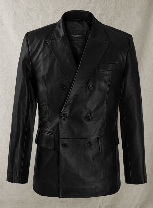 Adrien Brody Leather Blazer