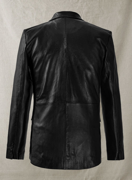 Adrien Brody Leather Blazer