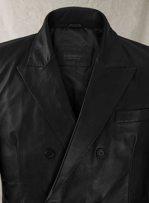 Adrien Brody Leather Blazer