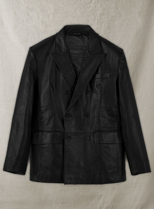 Adrien Brody Leather Blazer - Click Image to Close