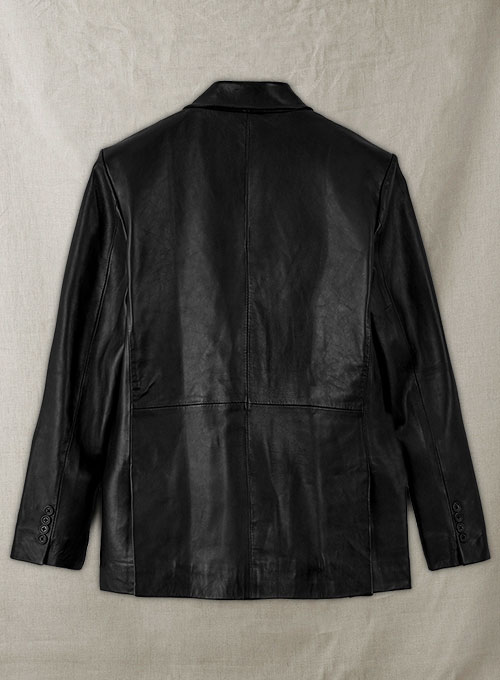 Adrien Brody Leather Blazer