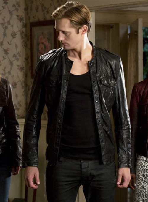 Alexander Skarsgard True Blood Leather Jacket #1