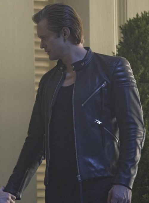 Alexander Skarsgard True Blood Leather Jacket #2 - Click Image to Close