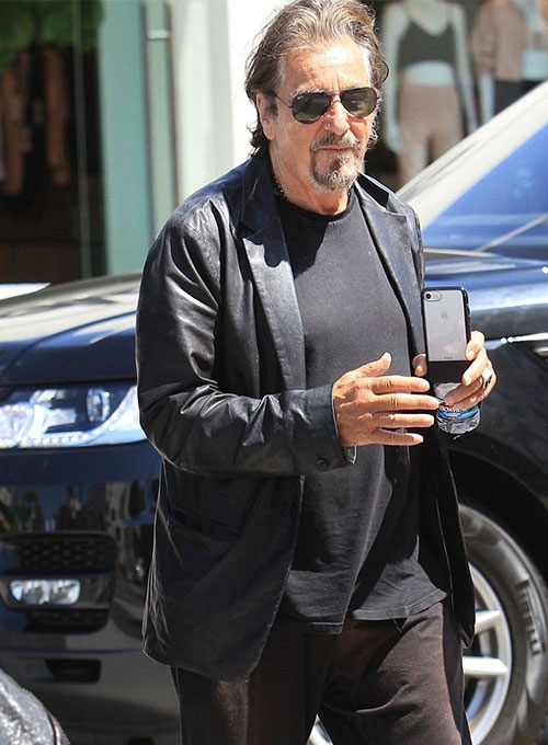 Al Pacino Leather Blazer - Click Image to Close