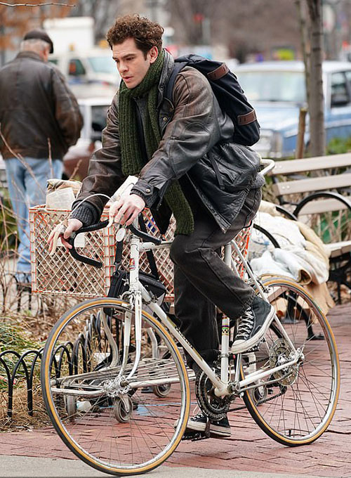 Andrew Garfield Tick Tick Boom Leather Jacket