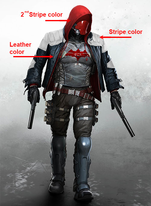 Batman Arkham Knight Hooded Leather Jacket - Click Image to Close