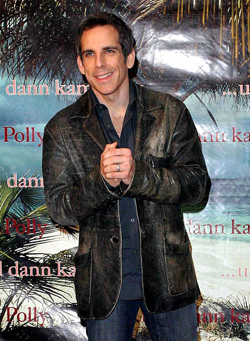 Ben Stiller Leather Blazer - Click Image to Close