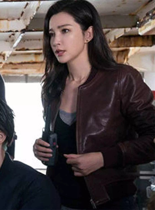 Bingbing Li The Meg Leather Jacket