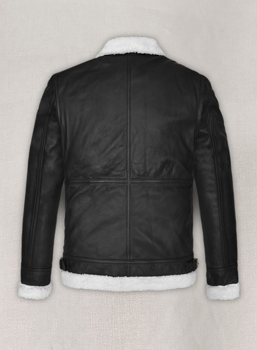 B3 Aviator Black Leather Jacket - Click Image to Close