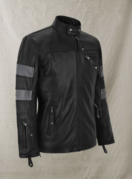 Black Keanu Reeves Leather Jacket - Click Image to Close