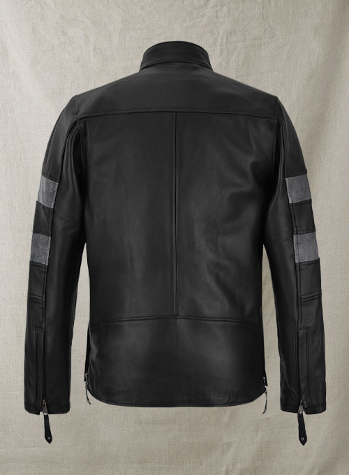 Black Keanu Reeves Leather Jacket - Click Image to Close